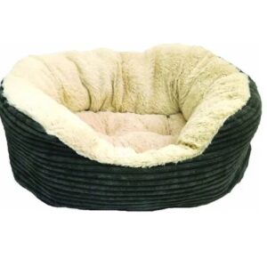 Rosewood Jumbo Cord/ Plush Dog Bed Large
