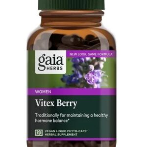 Gaia Herbs Vitex Berry (Chaste Tree) – Supports Hormone Balance & Fertility for Women